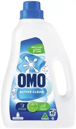 IGA OMO Laundry Liquid 2 Litre or Powder 2kg Selected Varieties offer
