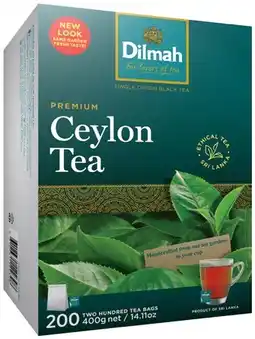 IGA Dilmah Premium Ceylon Tea Bags Selected Varieties offer
