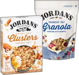 IGA Jordans Oat Clusters 500g or Granola 500-750g Selected Varieties offer