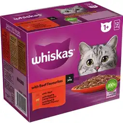 IGA Whiskas Favourites Wet Cat Food Selected Varieties offer