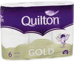 IGA Quilton Gold Toilet Tissue 4 Ply offer