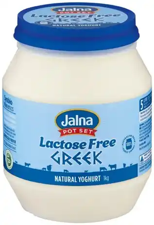 IGA Jalna Pot Set Lactose Free Yoghurt Selected Varieties offer