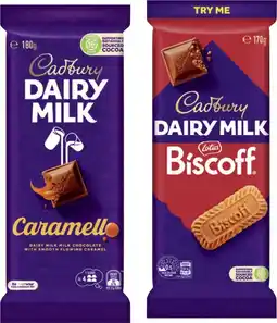 IGA Cadbury Chocolate Blocks 150‑190g Selected Varieties offer