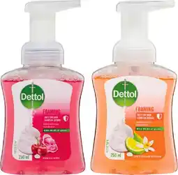 IGA Dettol Foam Hand Wash Pump Selected Varieties offer
