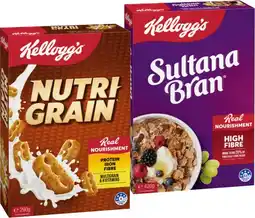 IGA Kellogg’s Nutri-Grain 290g, Sultana Bran 420g or Special K 300g Selected Varieties offer
