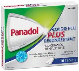 IGA Panadol Cold & Flu Plus Decongestant Tablets offer