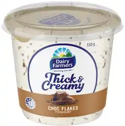 IGA NEW Dairy Farmers Thick & Creamy Yoghurt 550‑600g Selected Varieties offer
