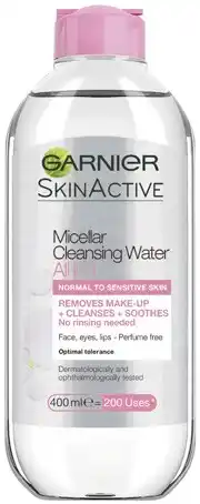 IGA Garnier Skin Active All in 1 Micellar Cleansing Water offer