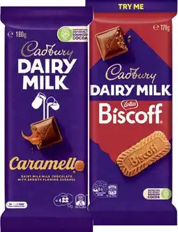 IGA Cadbury Chocolate Block 150‑190g Selected Varieties offer
