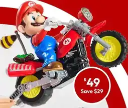 Target Hot Wheels RC Mario Wheelie Motocross RC offer