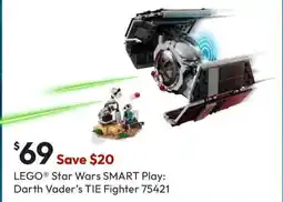Target LEGO Star Wars SMART Play: Darth Vader's TIE Fighter offer