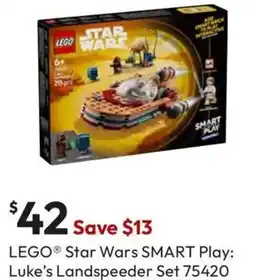 Target LEGO Star Wars SMART Play: Luke's Landspeeder Set offer