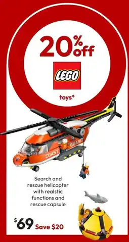 Target LEGO City Coast Guard Helicopter offer
