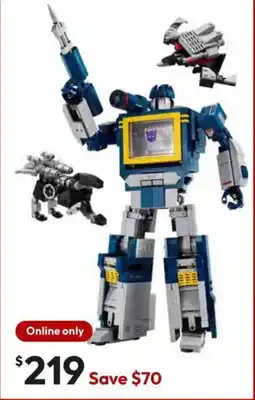 Target LEGO Icons Transformers: Soundwave offer
