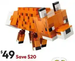 Target LEGO Minecraft The Fox offer