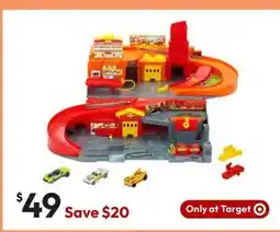 Target Mattel Hot Wheels Hot Ones Sto & Go Playset offer