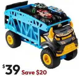 Target Hot Wheels Monster Trucks Monster Mover & 3 Trucks offer