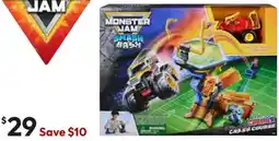 Target Monster Jam Smash & Bash Crash Course Playset offer