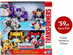 Target Transformers Heroes Vs Villains offer