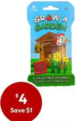 Target Grow A Garden Collectible Sticker Hanger Pack offer