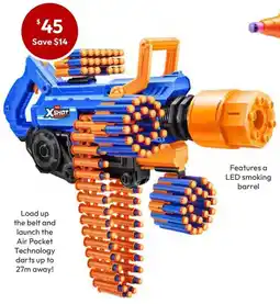 Target Xshot Insanity Smoking Barrel Blaster By Zuru offer