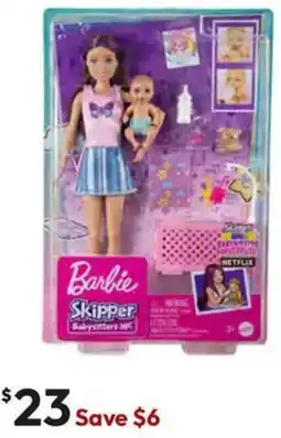 Target Barbie Skipper Babysitters Inc. Doll and Accessory offer