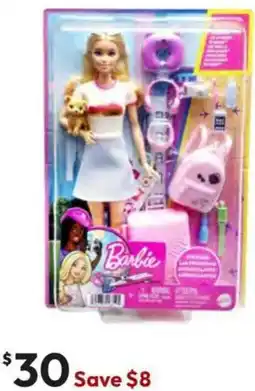 Target Barbie Doll And Accessories Travel Set offer