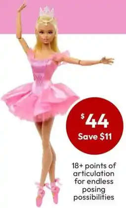 Target Mattel Barbie Signature Ballet Wishes Barbie Doll offer