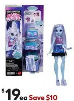 Target Monster High Self-Scare Secrets Abbey Bominable Fashion Doll and Accessories Set offer