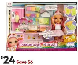 Target Rainbow high little dessert shop with kandy playset offer