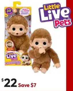 Target Little Live Pets My Baby Monkey Minis - Assorted 2 of 5 Little Live Pets My Baby Monkey Minis offer
