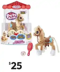 Target Zuru Pets Alive - My Magical Unicorn or Pony with Stable Interactive Robotic Toy Playset offer