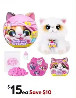Target 5 Piece ZURU Pets Alive Smitten Kittens Series 2 offer