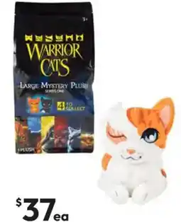 Target Warrior Cats 11 Inch Large Mystery Plush Series 1 offer