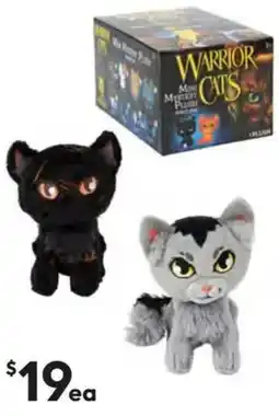 Target Warrior Cats 6 Inch Mini Mystery Plush Series 1 offer