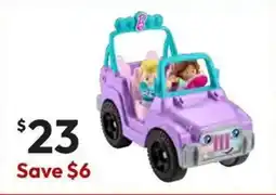 Target Barbie Beach Cruiser by Little People offer