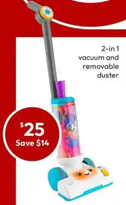 Target Fisher-Price Laugh and Learn 2-in-1 Vacuum offer