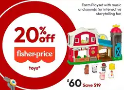 Target Mattel Fisher-Price Little People Caring Fun Animal Farm Playset offer