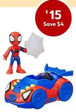 Target Spidey & Friends 3in Core Vehicle offer