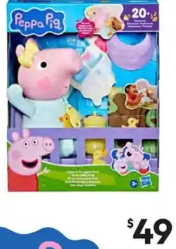 Target Peppa Pig Oinks and Snuggles Evie Playset offer