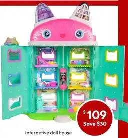 Target Gabby's Dollhouse: The Movie, Meow-mazing Interactive Dollhouse offer