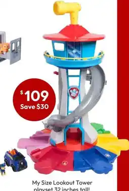 Target Paw Patrol My Size Lookout Tower Toy offer