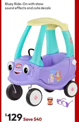 Target Little Tikes Bluey Grannies Car Coupe offer