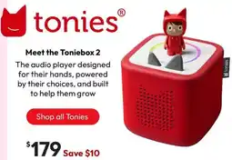 Target Tonies - Toniebox 2 Starter Set with Creative Tonie Rubie offer