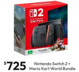 Target Nintendo Switch 2 + Mario Kart World Bundle offer