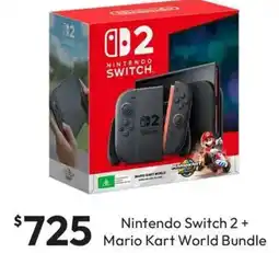 Target Nintendo Switch 2 + Mario Kart World Bundle offer