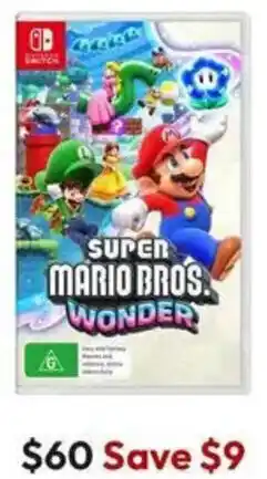 Target Super Mario Bros. Wonder offer