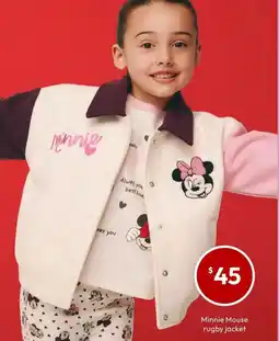 Target Disney Minnie Mouse Long Sleeve Rugby Jacket offer