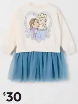 Target Disney Frozen Long Sleeve Knit Tulle Dress offer