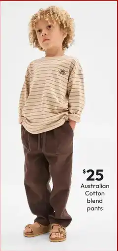 Target Australian Cotton Blend Everyday Pants offer